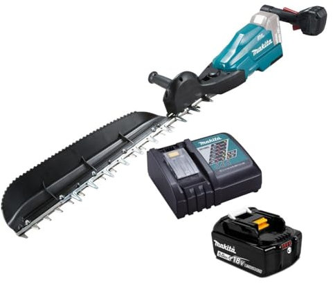 Makita DUH754SRT 18V Li-ion LXT 75cm Brushless Hedge Trimmer Complete with 1 x 5.0 Ah Battery and Charger