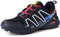AGYE Fahrradschuhe Herren,rutschfeste Fahrradschuhe Rennrad Mountainbike MTB Schuhe Flat Assisted Sportschuhe,Black-44