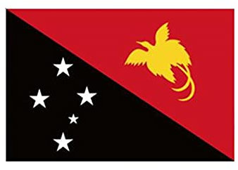 Stormflag Flagge Papua-NEUGUINEA 90x150cm Papua Neu Guinea Flagge 3x5ft Polyester 90g mit genäht.