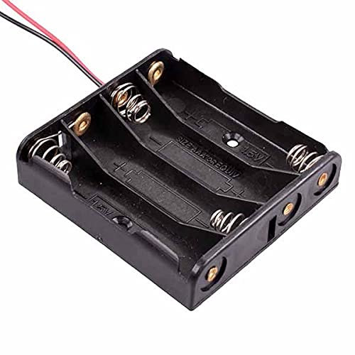 AAA x 4 Battery Holder 150mm Leads Hobby Electronics Electrical DIY Circuits Triple A
