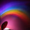 Projecteur LED arc-en-ciel néons avec 3 modes Art arc-en-ciel lumière portable veilleuse à changement de couleur LED lumière de réflexion pour décoration murale intérieure fête à la maison