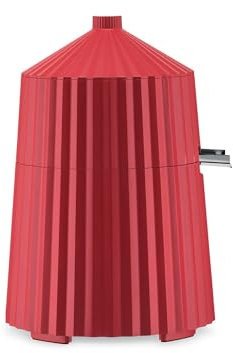 Alessi Plissé MDL07 R - Presse-Agrumes Électrique Design, en Résine Thermoplastique, Fiche Européenne 80 W, Rouge