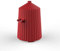 Alessi Plissé MDL07 R - Presse-Agrumes Électrique Design, en Résine Thermoplastique, Fiche Européenne 80 W, Rouge