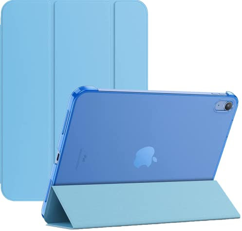Magnetic Smart Case for iPad Mini 6 (2021) 8.3 inch A2567 A2568 Stand Case with Sleep/Wake Function (Light Blue)