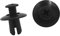 A ABSOPRO Rivetto Interno Fissaggio Viti Clip 8mm Plastica Nero (Set 30)