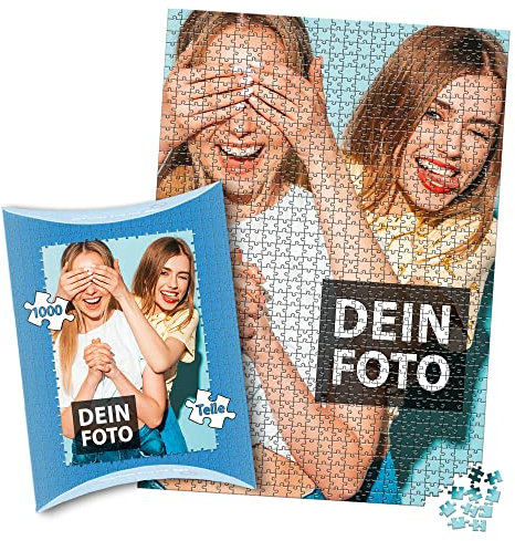 Hochformat Foto-Puzzle 24-1000 Teile in inkl. hochwertiger Verpackung - mit eigenem Foto Bedrucken - Puzzle selber gestalten - 1000 Teile in Kartonverpackung
