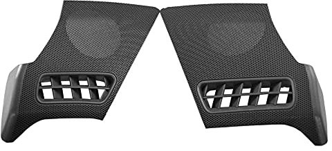 Glakyur Auto Armaturenbrett R+L Seitenlautsprecher Grill Abdeckung für W210 E- E320 E430 E55 1996-2002