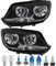 EISENFELS Set 106567112 erstellt mit Scheinwerfer links und rechts + OSRAM COOL BLUE INTENSE H15 H7 Leuchtmittel kompatibel mit 1T3 Caddy