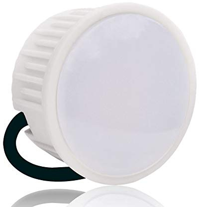 Lichtidee 1 x Flache Led 230 Volt MR11 35mm Led Modul 120° 35 x 28mm warmweiss 3Watt 200Lumen 230Volt warmweiss