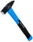 REAL STEEL Schlosserhammer, Fiberglasstiel Hammer mit TPR-Griff, Profi Werkzeug Hammer 1500g, 0557