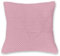 Kissenbezug Strick 45x45 cm rosa - Reißverschluss Oeko-TEX Sofakissen Dekokissen warme weiche Kissenhülle mit edlem und schlichtem Strickmuster rosa