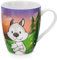 NICI Tasse Wolf Winny & Streifenhörnchen Jojo 310ml Porzellan bunt - Teetasse Kaffee-Tasse Porzellantasse Henkeltasse Tasse Mug mit Henkel für Kalt- und Heißgetränke, Kaffee, Tee, Milch, Kakao