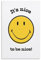 TSIDDKA Be Nice Smiley®-Poster, Wohnzimmer, Schlafzimmer, Dekoration, moderne ästhetische Wandkunst, Poster, Geschenk für Freunde, ungerahmt, 20 x 30 cm