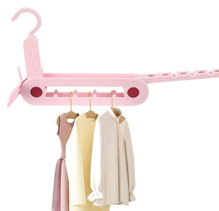 Percha para Secado de Ropa, Percha para Tenedor de Ropa | Estante organizador de lavandería plegable que ahorra espacio | Estante para ropa, estante retráctil para viajes, dormitorio universitario, ca