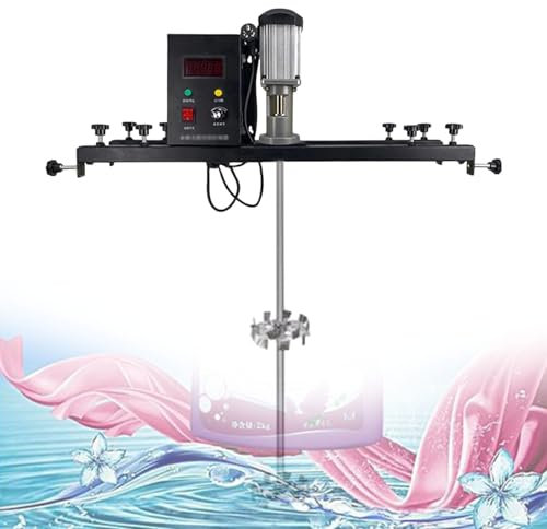 Electric Tank Stirring Mixer, 0-3000 RPM Speed, 1000L Stirring Capacity, for Paint, Glue, Resin, Laundry Detergent Mixing,B