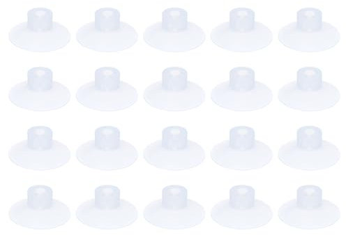 QUARKZMAN Fuelle Ventosa 40mm Diámetro x M8 Junta Silicona Neumática Vacío Ventosas 20uds