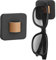 YUNXCNA Brillenhalter, 2 Stücke Brillenhalter Wand, Wandmontierter Kurzer Brillenhalter, Brillenorganisator aus Holz, für Aufhängen der Brille, Brillen Display (Schwarz)
