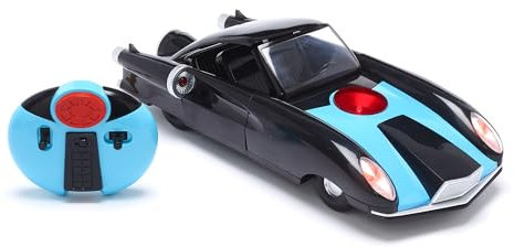 Disney Store Official, Les Indestructibles, Voiture Télécommandée, 36 cm/14, Véhicule Noir et Bleu, Jouet Voiture Télécommandée, Effets Lumineux et Sonores, Piles incluses, 3 Ans et Plus