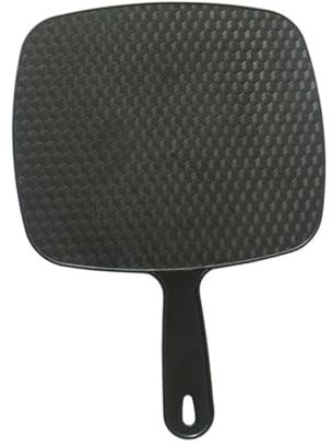 VINTORKY Professioneller Handspiegel mit Griff, Schwarz aus Abs