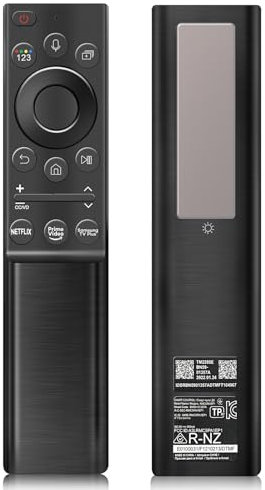 BN59-01375A Telecomando TV solare per Samsung The Frame Voice Smart TV, telecomando BN59-01375P di ricambio, compatibile con Smart TV Frame Crystal NEO QLED 8K HDR, con tre tasti di scelta rapida,
