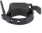 Entgoinggo Adaptador de soporte de luz para bicicleta, soporte de montaje para luz de bicicleta para instalación segura de la lámpara delantera, accesorio de ciclismo negro