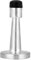 Long Doorstops, Zinc Alloy Rubber Anti Collision Door Stopper Holder with Screws, Door Catch Holder for Home Hotel Office Kitchen Accessory (Alloy Door top Brushed Small Blister)