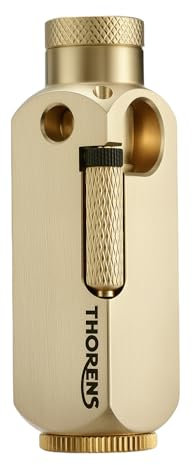 Encendedor portátil de latón Vintage New Thorens – Mechero de Queroseno con Llama Abierta – Recargable – Gran Regalo de cumpleaños para papá