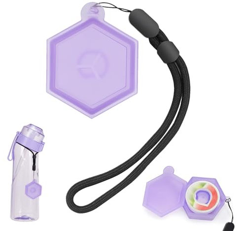 Air Pods Aufbewahrung Pod,Trinkflasche Air -Up Zubehör,Pod Case Aufbewahrungsbox für Air -Up Duft Pods/Aroma-Pod,Case Aufbewahrungsbox Geschmack Pods,BPA-Freie,Sicheren Lagerung von Aroma-Boxen (Lila)