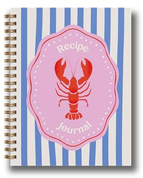 Yop & Tom Recipe Journal (A5) - Write Your own Recipe Book (Lobster)