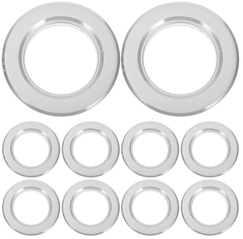 ibasenice 10stücke Metall-nistlochschutz Für Vogelhäuser Bissfester Edelstahlring Als Schutzring Für Brutkästen Und Nistkästen Ersatz-metallschutz Für Papageiennester