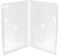 50 custodie per CD, DVD e Bly Ray trasparenti DOPPIE 14mm con tasca trasparente per copertina