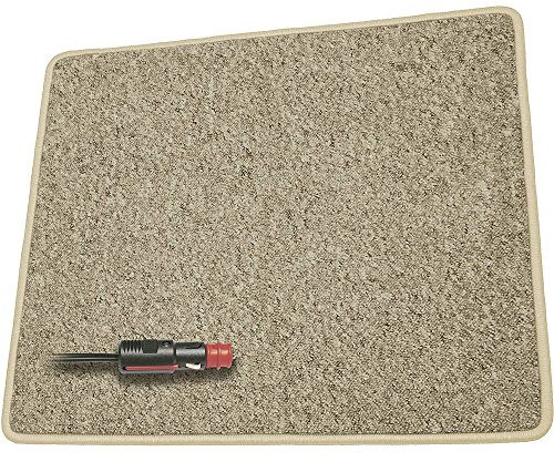 PRO CAR Heizteppich, 12 V/25 W, 60 x 40cm, Braun