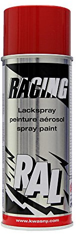 RAL 3002 ROUGE CARMIN (RACING) (Bombe peinture 400 ml) - bombe aerosol reparation peinture carrosserie voiture teintes standrard et RAL (reference couleur constructeur 150 ou 400 ml)