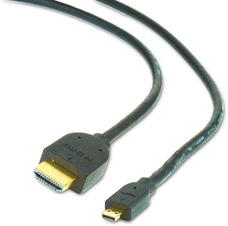 Gembird 4,5 m 1,3 vergoldet HDMI-Kabel mit Standard (A) auf Micro (D) Stecker