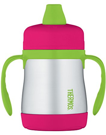 Thermos 102810 Junior Tasse à Bec Souple INOX Rose 210 ML