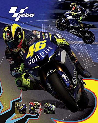 Moto GP – Sun and Moon – 40 x 51 cm zeigt/Poster