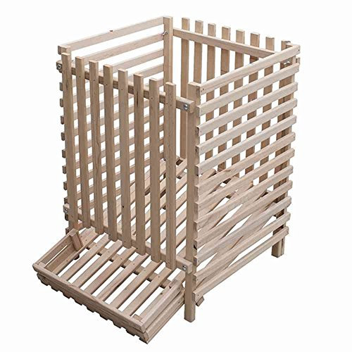 HG Siena HOME Kartoffelkiste Holz 200kg Buche, unmontiert, rustikal, Groß, Kartoffelkiste, Holzspeicher