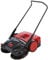 Haaga Barredora Manual 677 Profi (con cepillos a batería, incl. cargador + batería, para superficies secas/húmedas, arena o latas, adecuada para superficies mayores de 200 m²) 677400, Rojo