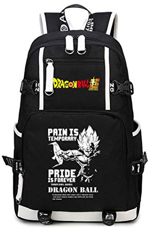 WANHONGYUE Dragon Ball Anime Backpack Schüler Schultasche Laptop Rucksäcke Freizeittasche Daypack Schwarz-20