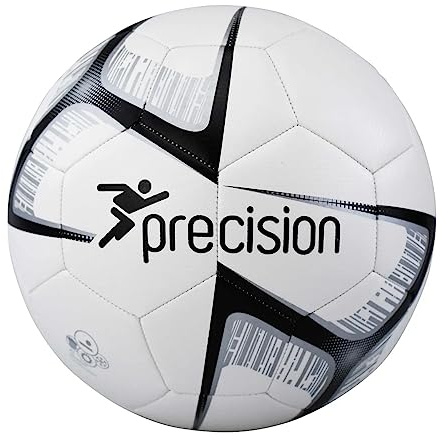 Precision 370 Fusion Lite Ballon de Football pour Enfant Blanc/Noir 370 g