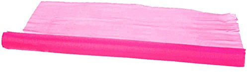 Decor Essentials Snow Organza Fabric Material Roll 29cm x 25m Chair Bows Table Runner Wedding (Hot Pink)