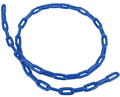 Schaukelketten Eisenbeschichtete Schaukelkette Seilklettergerüst Spielhaushof Schaukelgliederkette 1,5 m für Schaukelsitzzubehör(Blau)