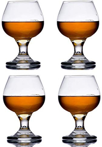 The Bar Glass - Bicchiere da degustazione per brandy Snifter, Bicchieri 14 ml 5.5 oz Clear