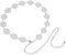 MoreChioce Taille Kette Gürtel,Damen Dekorativ Taillengürtel Metall Gürtel Strap Schärpe Strand Körperkette 150CM Silber