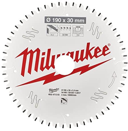 MILWAUKEE Universal-Sägeblatt 54 Zähne 2,4x190mm 4932471303