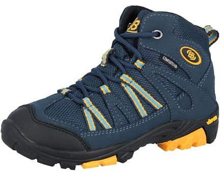 Brütting Unisex Kinder Ohio High Cross-Laufschuh, marine/orange, 32 EU