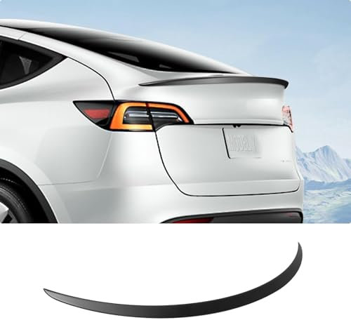 BASENOR Tesla Model Y Spoiler ABS Mattschwarzer Performance-Spoiler 2023 2022 2021 2020