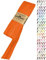 Sandras-Bastelladen Schrägband/Einfassband Baumwolle Uni gefalzt 5m x 20mm 693-Terrakotta