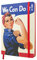 Nostalgic-Art Retro Notizbuch, A5, We Can Do It – Dots – Geschenk-Idee für starke Frauen, Bullet Journal dotted, Vintage Design