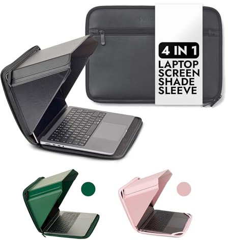 Philbert - Sun Shade & Privacy Sleeve/Bag Hemp MacBook 13'', Black